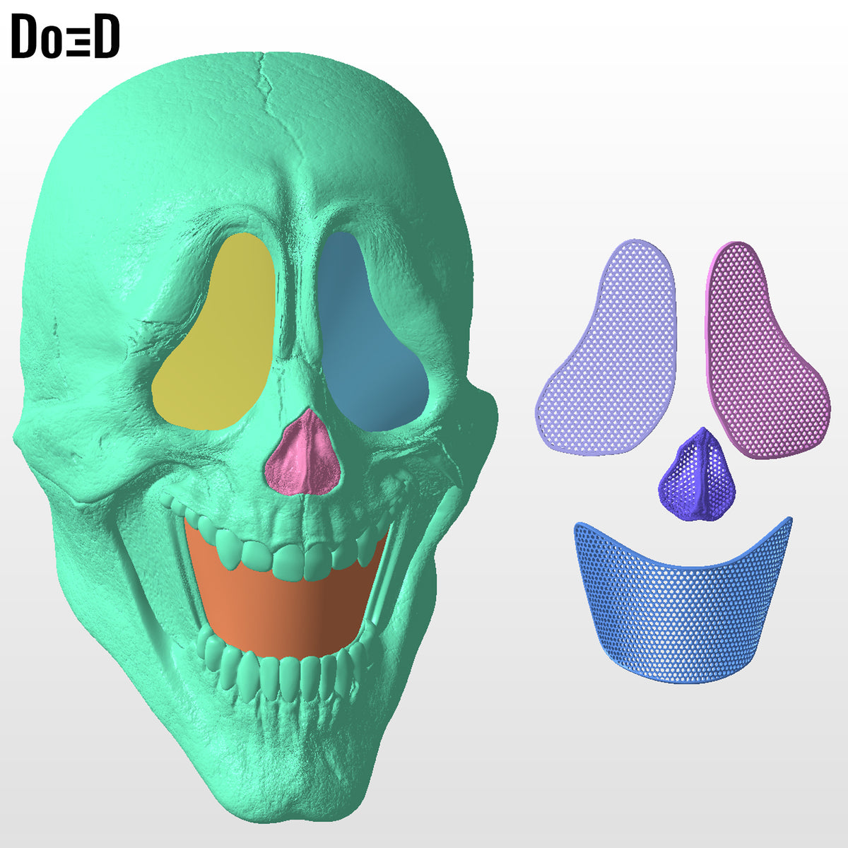 Wazzup Skeletor 2 Mask Masters of the Universe Scary Movie 3D Print File STL #W2