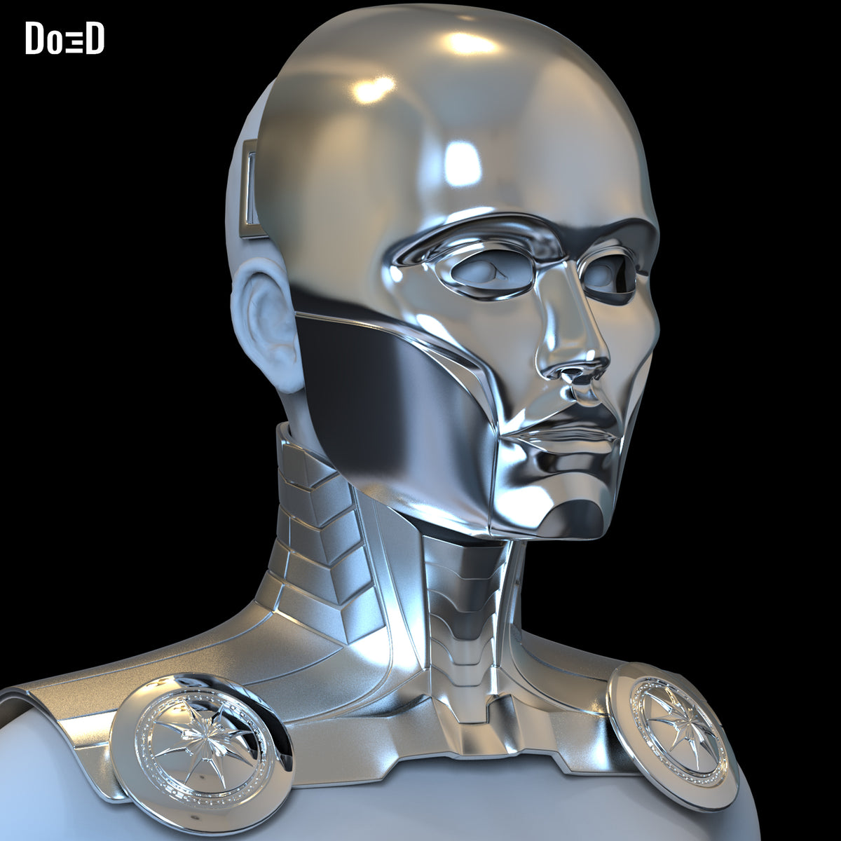 Latverian Witch Mask and Neck | 3D Printable Model #V1000