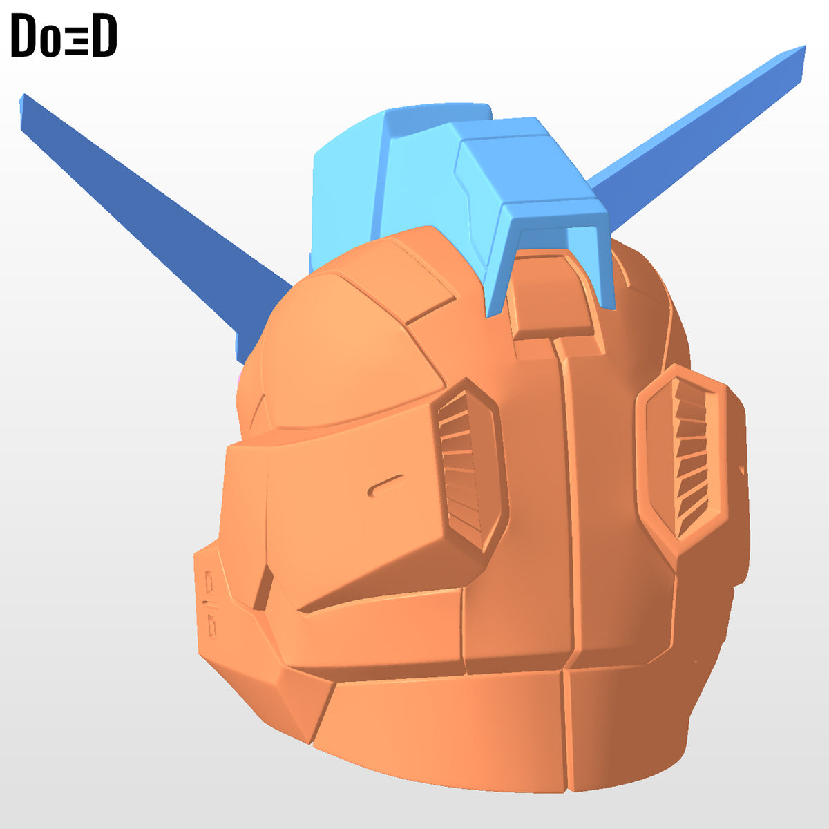 Duel Gundam Assault Shroud Helmet | 3D Model Project #1455