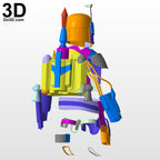 Boba Fett Star Wars Armors Mandalorian Movie Style 3D Printable Model STL #BM52