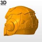 Anthony Carmine Helmet From Gears Of War | 3D Model Project #5557
