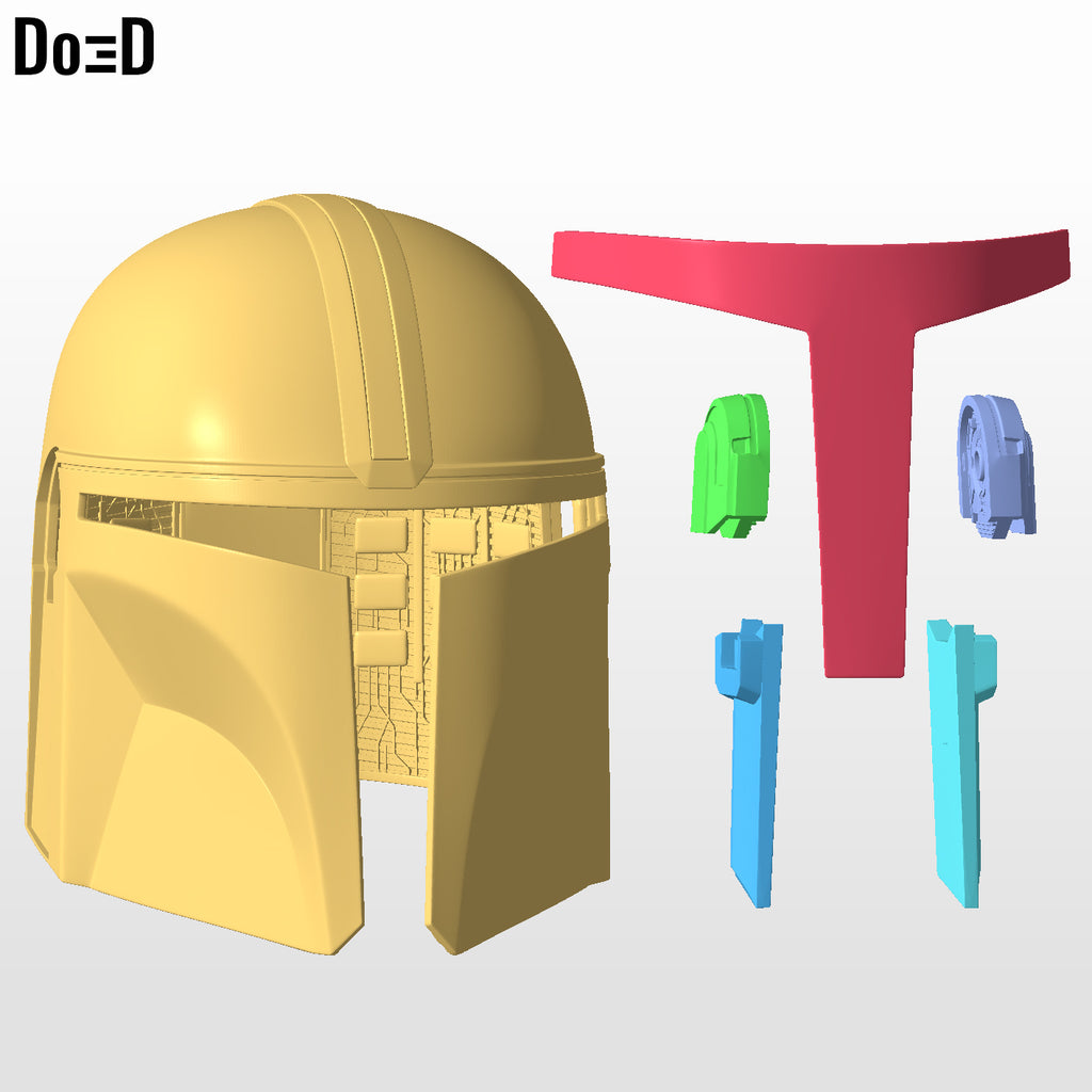 Mandalorian Complete Set (Yoda hovering pram Grogu) | 3D Printable Model #6407
