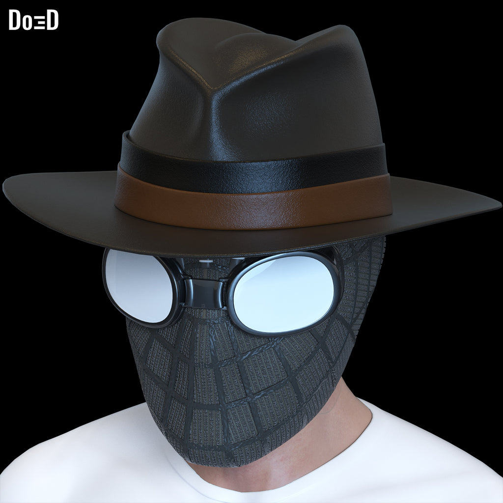 Spider-Noir Helmet Nicolas Cage Spider-Man | 3D Printable Model #SN79