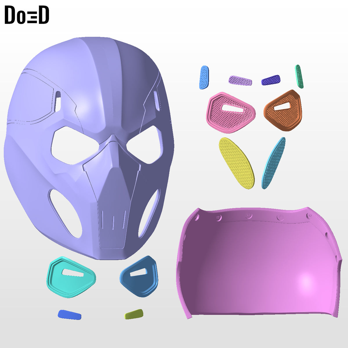 Taskmaster Thunderbolts Helmet | 3D Printable Model #TT36