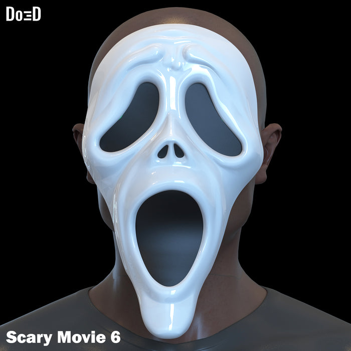 Ghostface Mask Scary Movie 6 Halloween 3D Printable Model STL File #GFS3