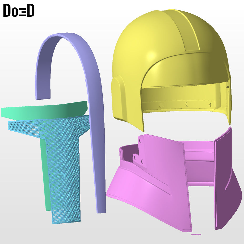 Praetorian Guard Helmet Moff Gideon Mandalorian 3D Printable Model STL File #P11