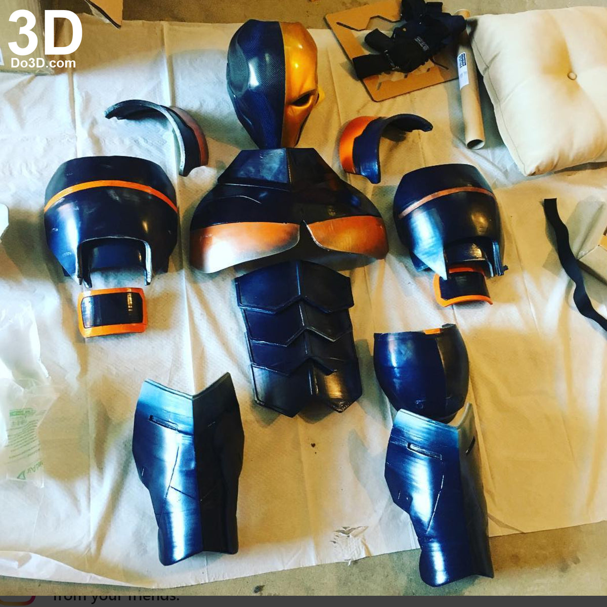 Deathstroke Arkham Knight Armor Suit Classic | 3D Printable Model Print File #29
