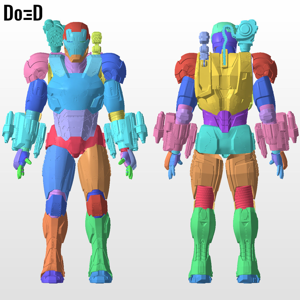The Punisher War Machine Armor Suit | 3D Model Project #6000
