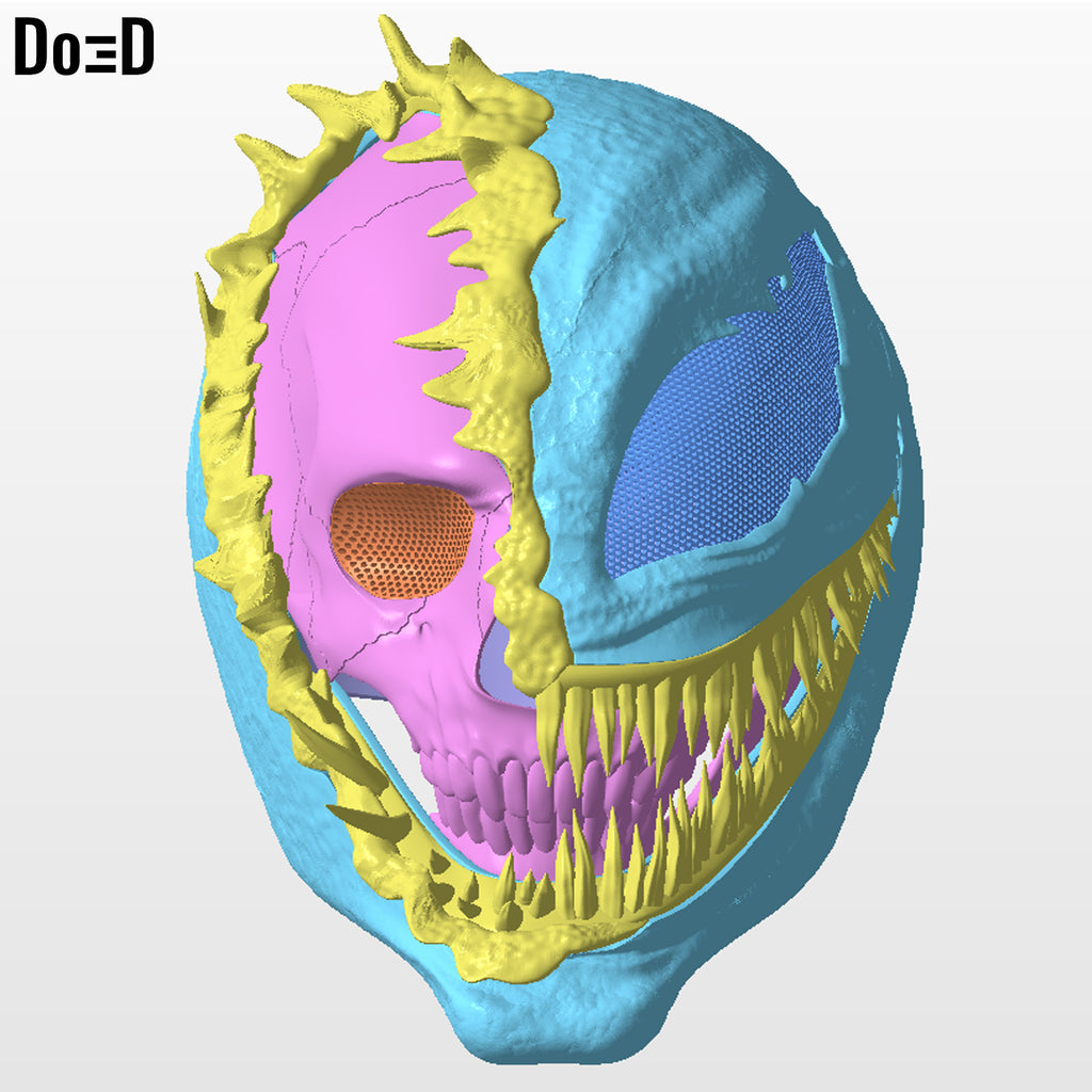 Venomized Skull Venom Helmet | 3D Printable Model #VS59