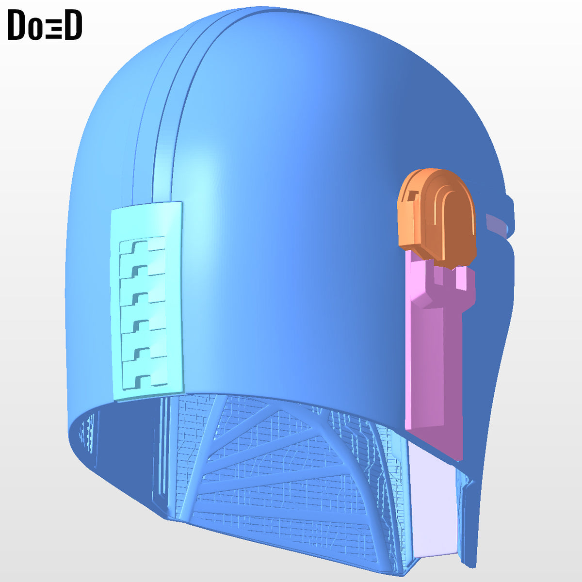 Mandalorian Helmet | 3D Printable Model Print File STL #N06