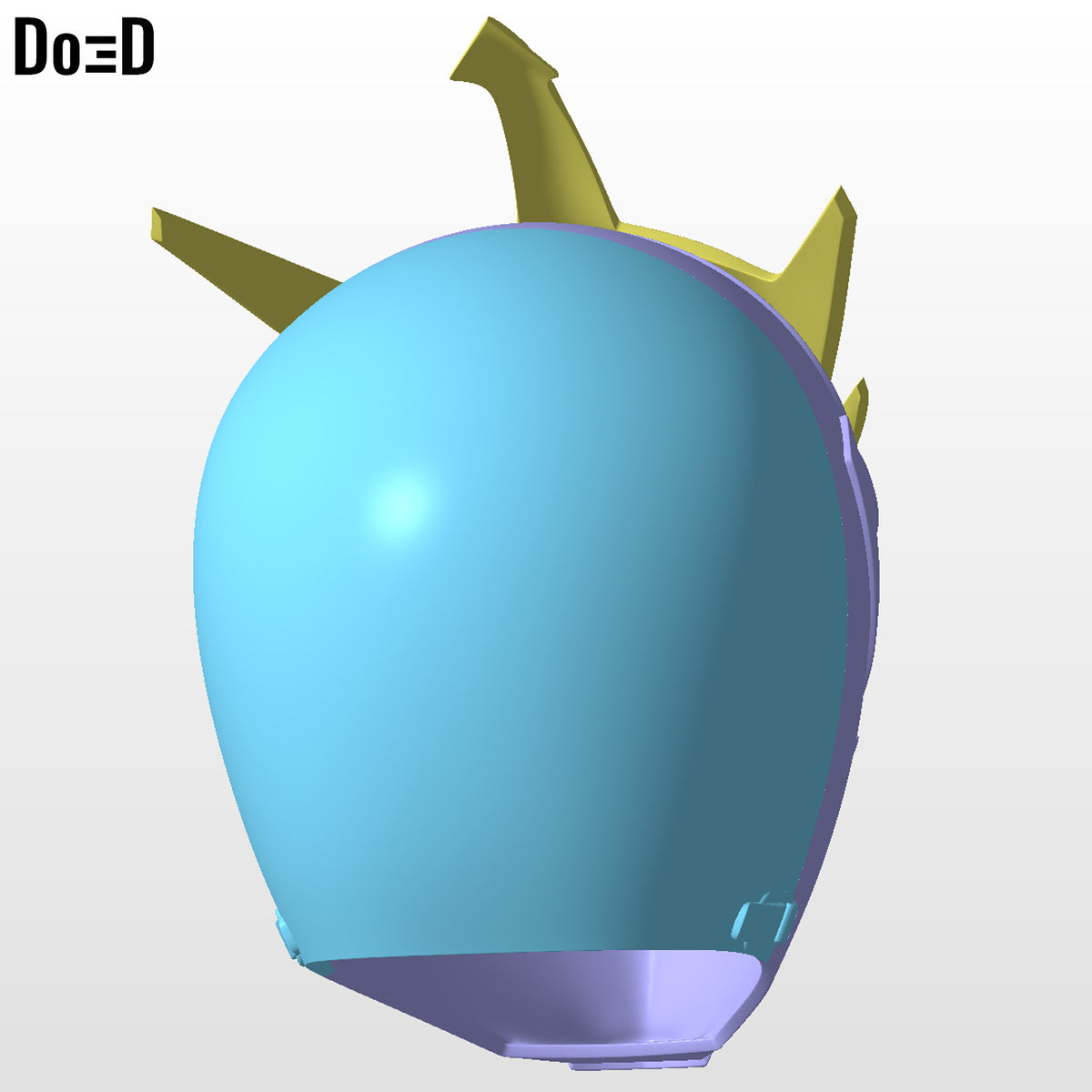 Lord Drakkon Mysterious White Power Ranger Helmet + Coin 3D Model Project #1965