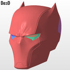 Red Hood Knight Fight Helmet | 3D Printable Model #RK329