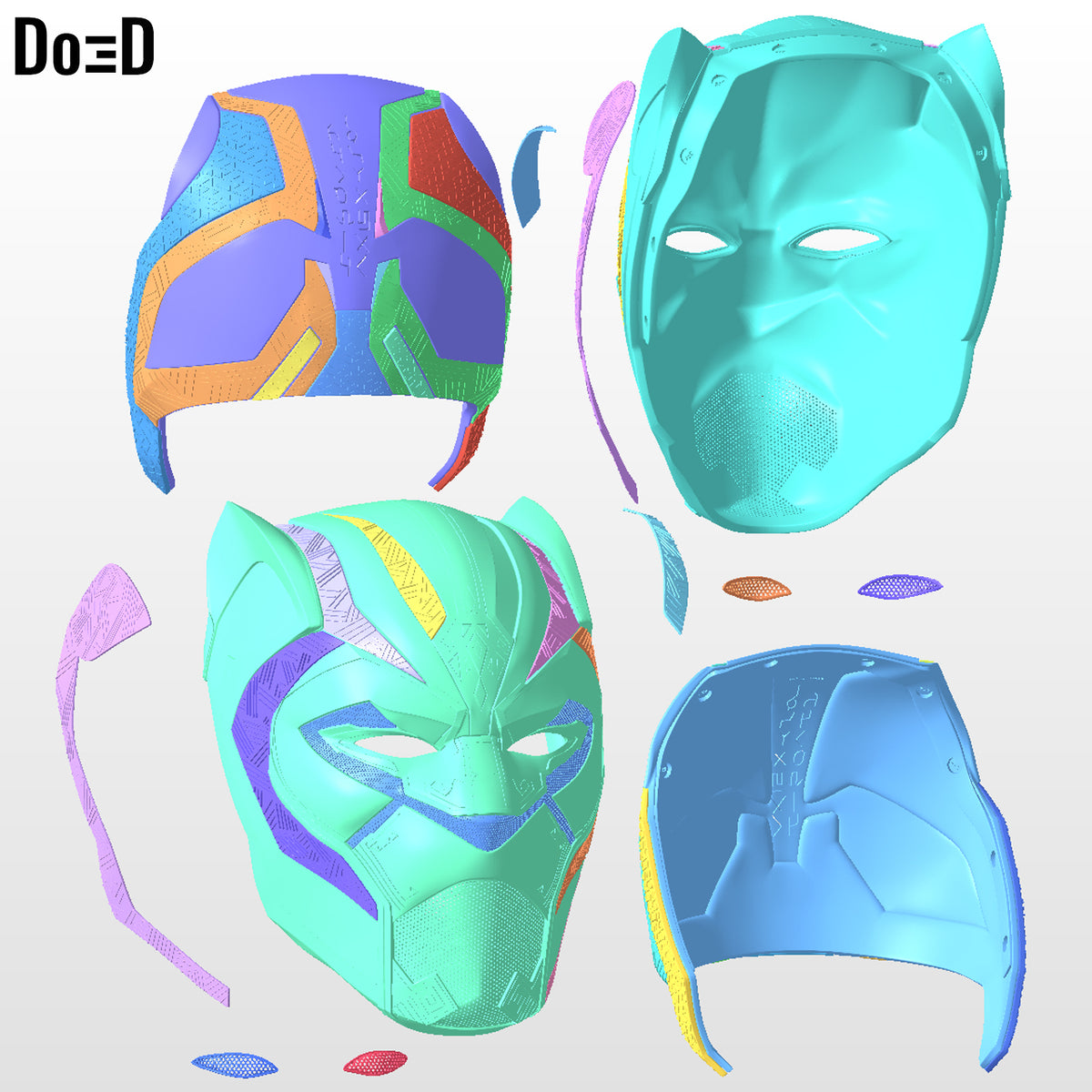 Black Panther 2018 Infinity War Helmet | 3D Printable Model #4396