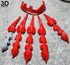 Black Panther 2018 Body Accessory Claws, Necklace, 3D Model Project #4002