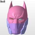 Cold Cold Heart Arkham Origins Batman XE  Helmet | 3D Printable Model #CC29