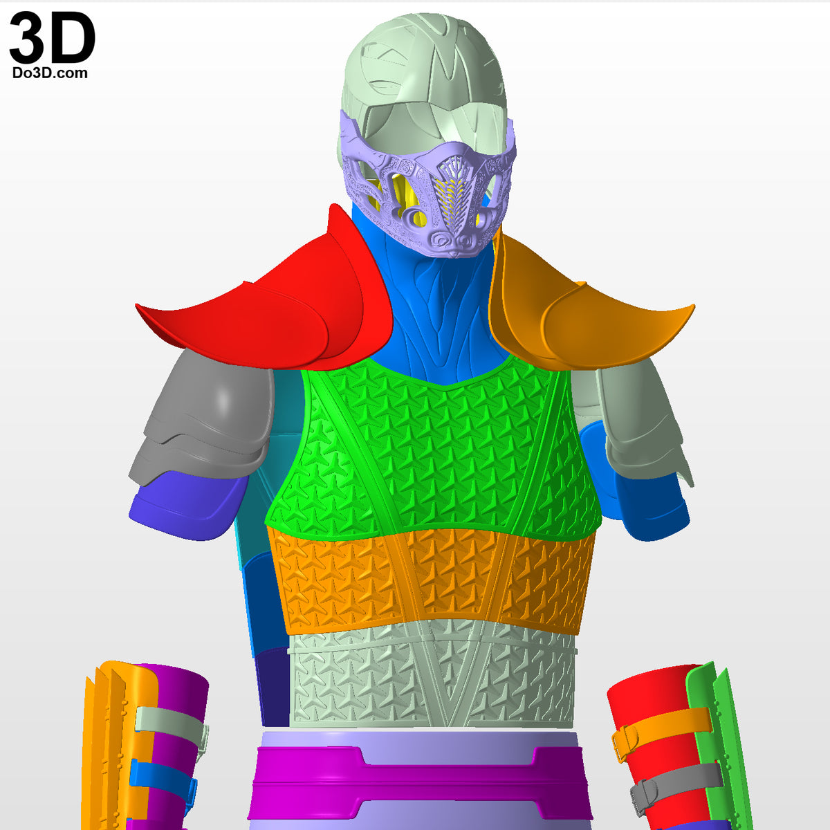 Sub-Zero Mask Helmet & Full Armors 3D Printable Model Subzero Sub Zero STL #S012