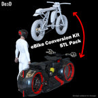 Do3D LED Cycle eBike Conversion Kit STL Pack Lightcle Tron 3D Print Model #LE332
