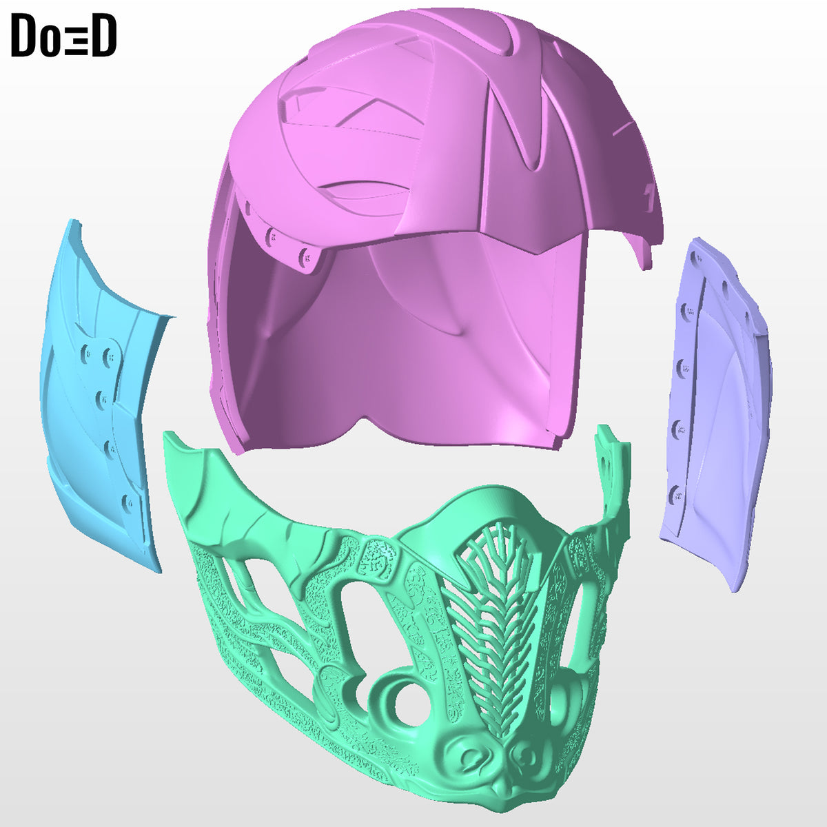 Mortal Kombat 2021 Sub-Zero Helmet 3D Printable Model Subzero Sub Zero STL #SH1
