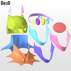 BatFlash Helmet: Modified Batman Cowl The Flash 2023 3D Printable Model STL #F38