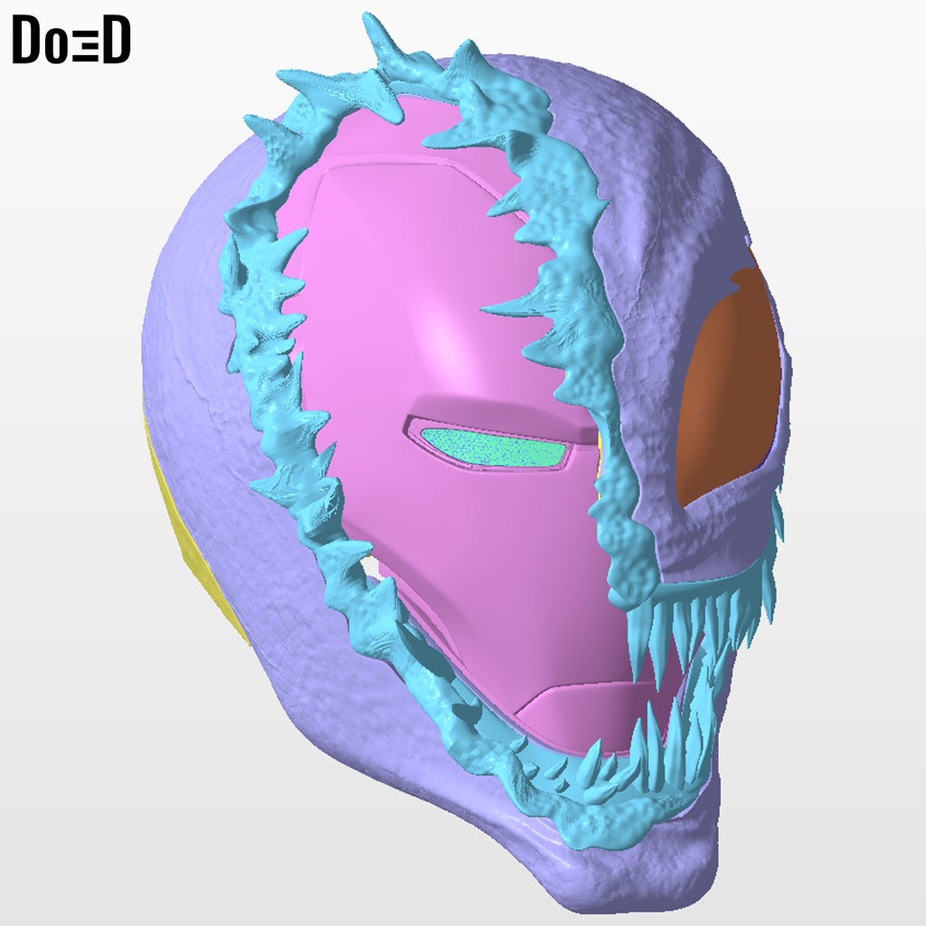 Swappable Venom Helmet Venomized Iron Man | 3D Printable Model #VIM1