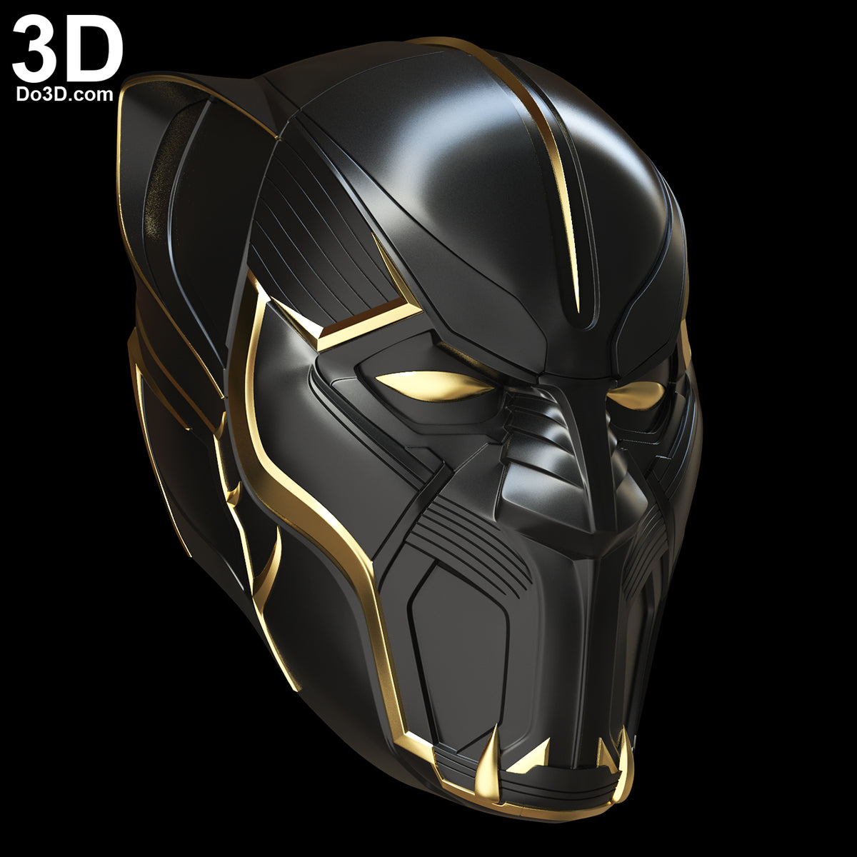 Tchaka King T'Chaka Helmet Black Panther 2018 3D Printable Model STL File#4266