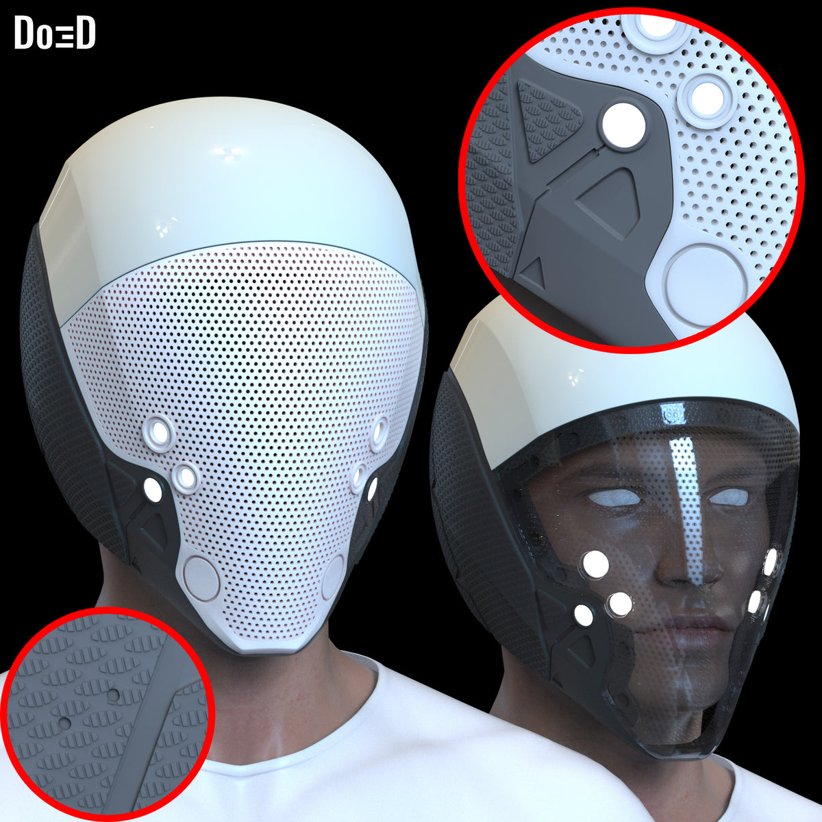 Ghost Thunderbolts Helmet | 3D Printable Model #GT32