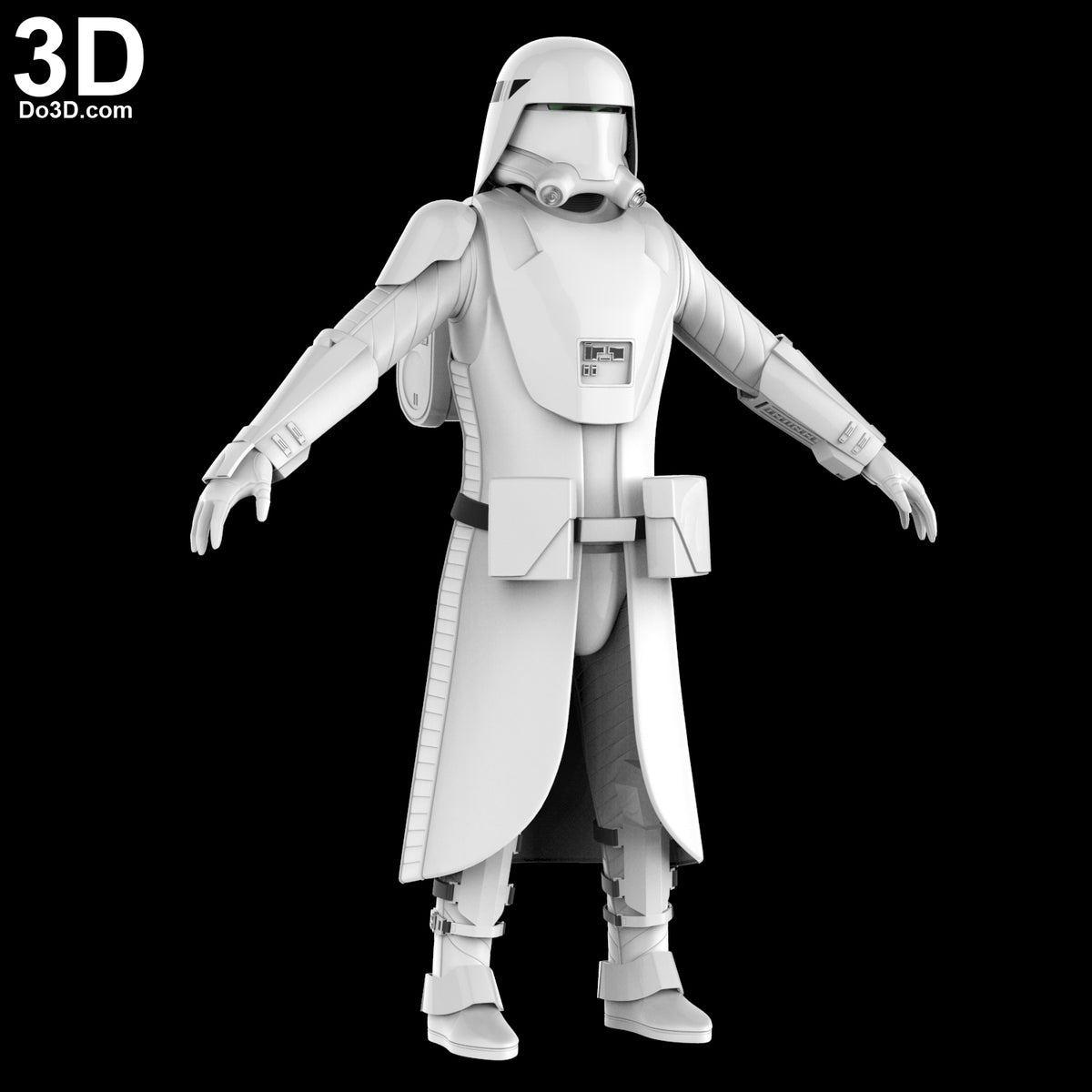 Snowtrooper Helmet + Armor Star Wars  | 3D Model Project #31