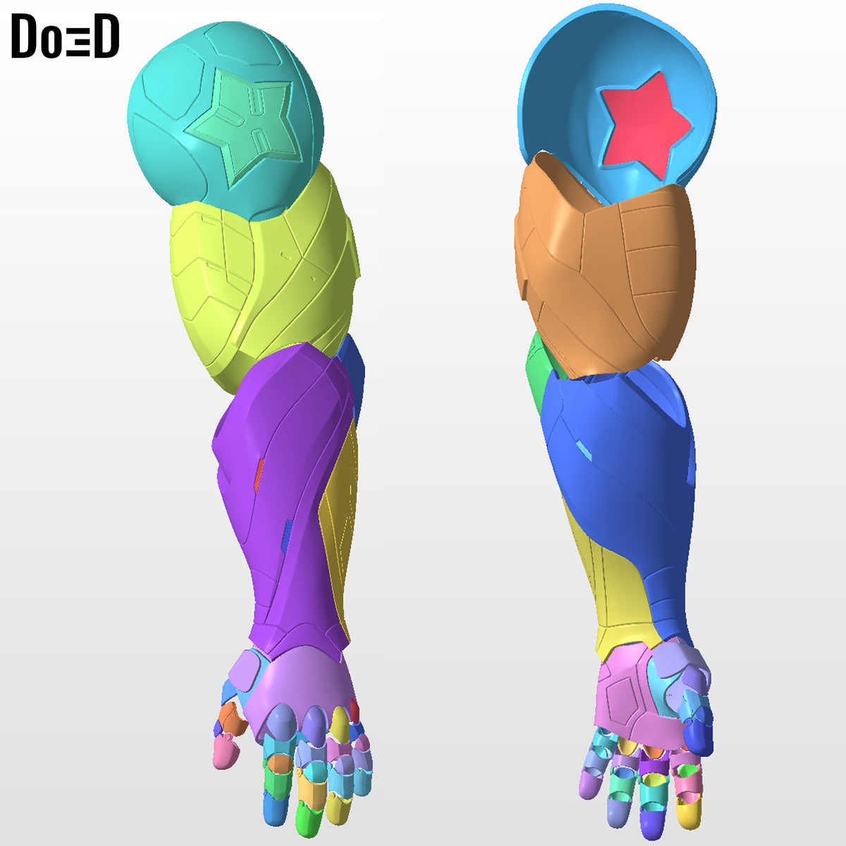 Winter Soldier Rivals Arm / Bucky's Prostatic Arm 3D Printable Model STL #WB87