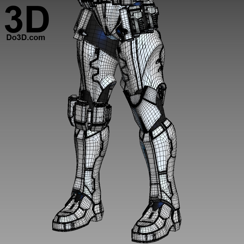 Variant Star Wars Stormtrooper Full Body Armor Suit | 3D Model Project #1066