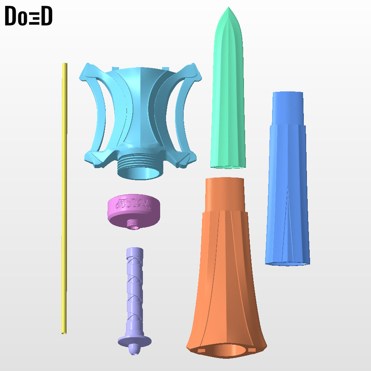 Drink Cup He-Man Power Sword Masters of the Universe 3D Printable Model STL #PSC