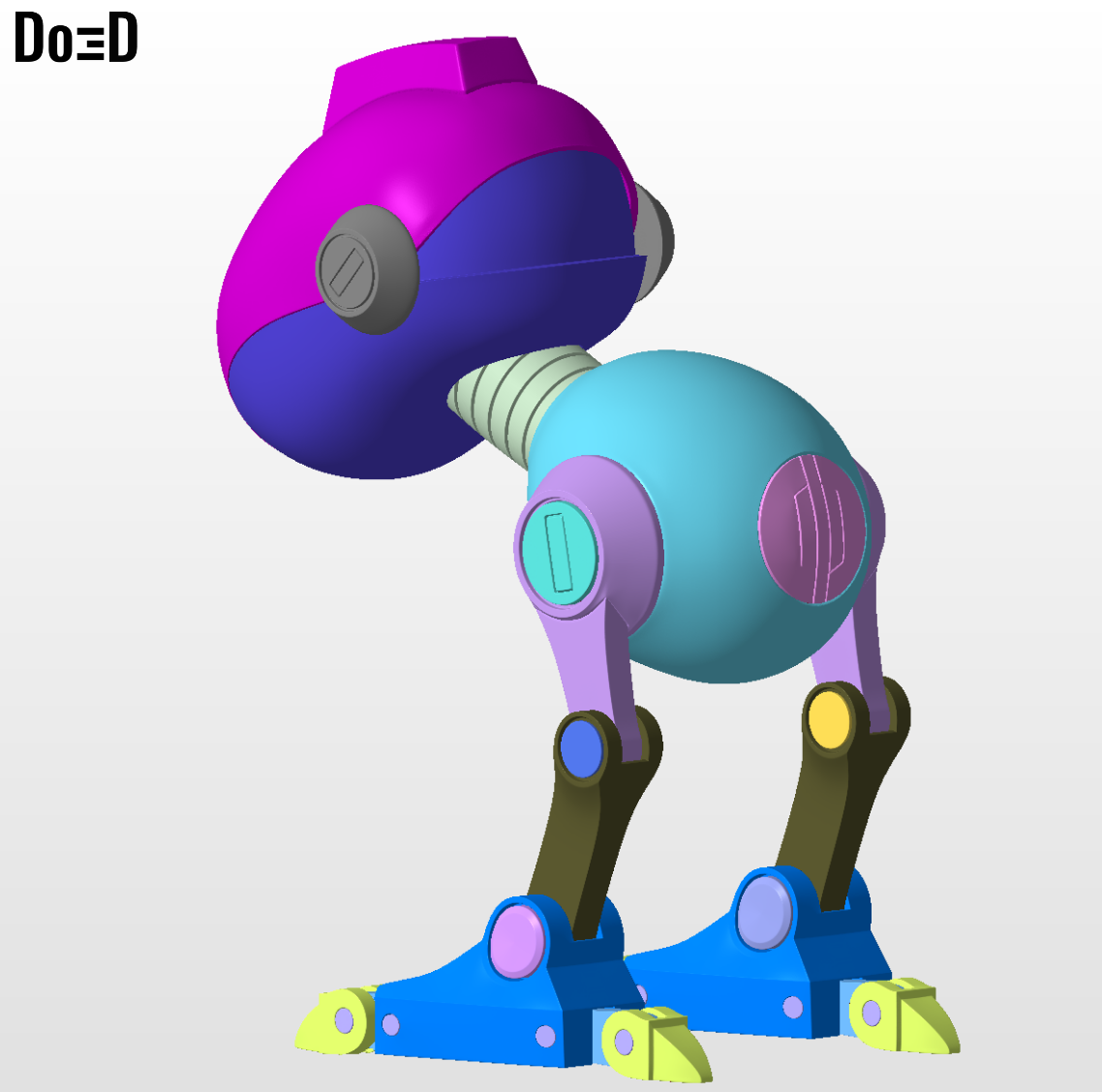 Mouser Robot From Teenage Mutant Ninja Turtles | 3D Model Project #735