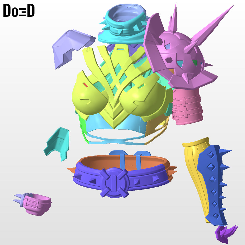 Make Magik Rivals Full Body Armor | 3D Printable Model #MR225