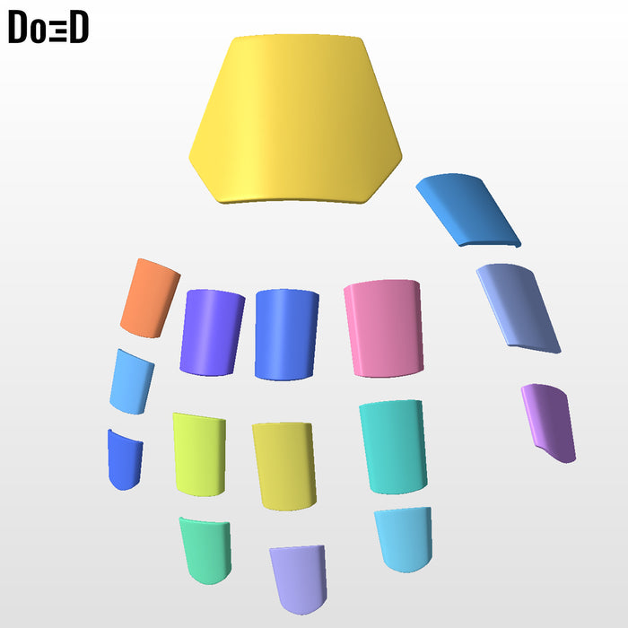 Daft Punk Glove Finger Armor | 3DPrintable Model ST