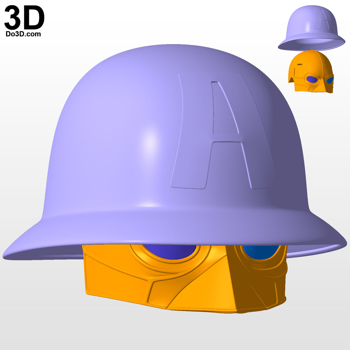 Captain America Comic Old School Helmet and Mask | 3D Printable Model STL #5237
