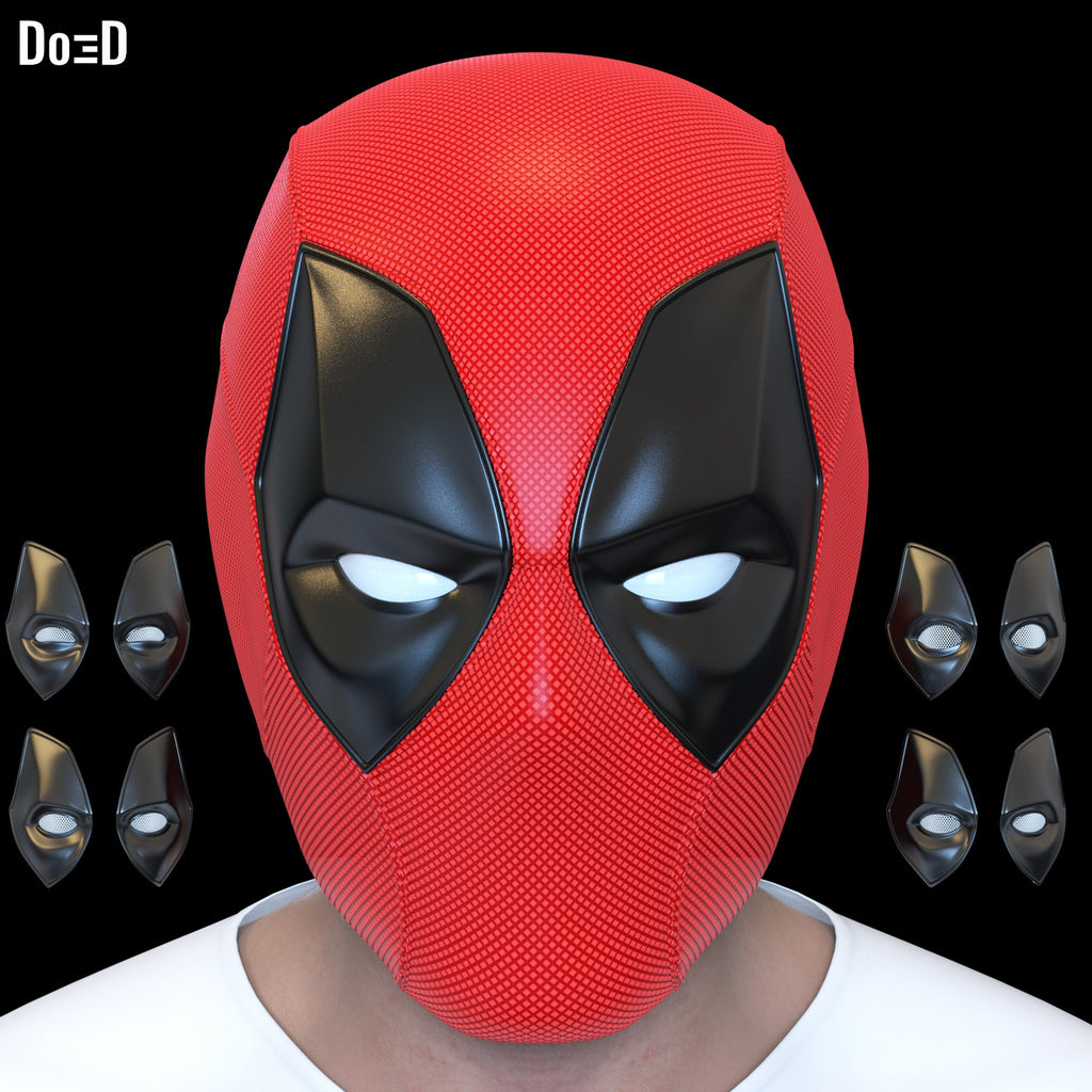 Bundle: Deadpool 3 Helmet + Wolverine Ear & Skull 3D Printable Model STL #D2619