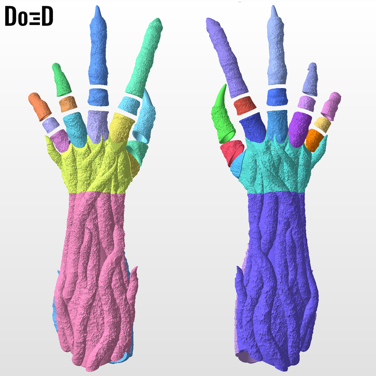 Vecna Gauntlet Stranger Things Wearable Hand 3D Printable Model STL File #VG261
