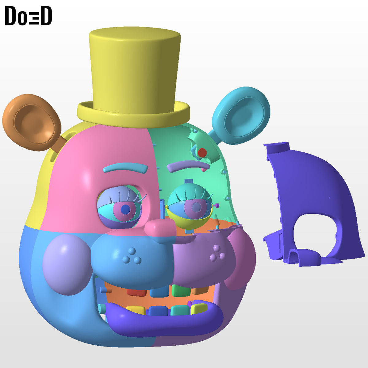 Toy Freddy Fazbear Armor Five Nights At Freddy's 2 | 3D Printable Model #FF25