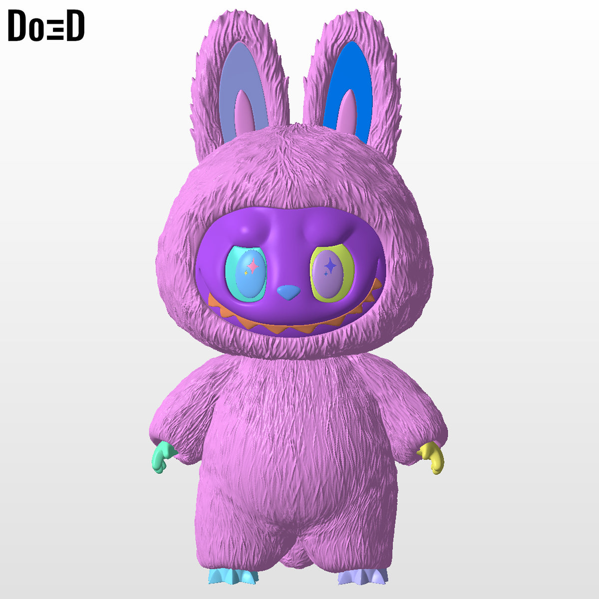 Labubu Any Scale Toy Figure 3D Printable Model STL File #LB133