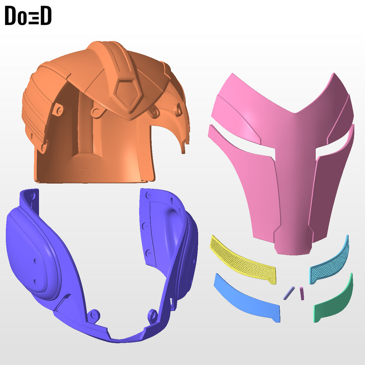 IronHeart MIT Helmet 3D Printable Model STL File #IHM131