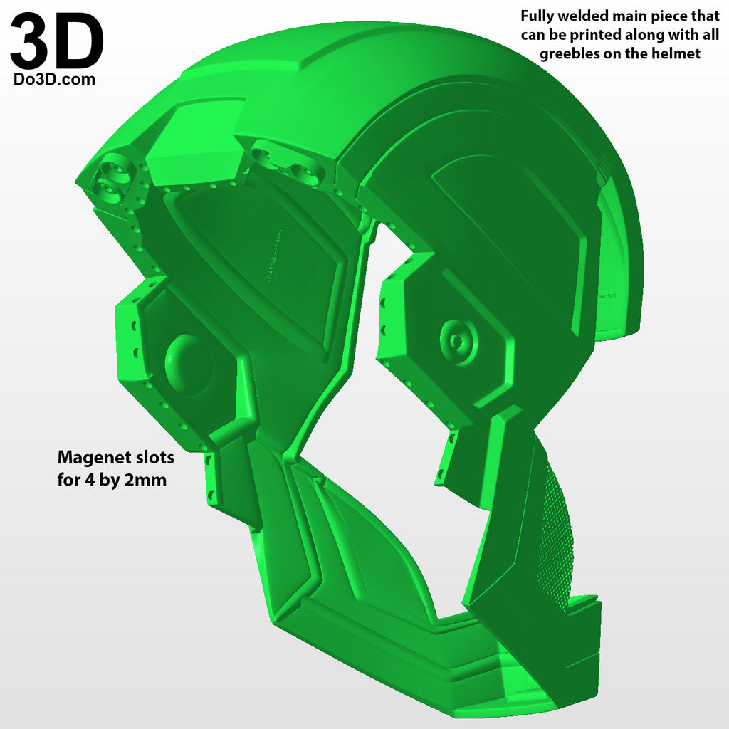 Bones Helmet Iron Man 3 Mark XLI MK 41 3D Printable Model #BM83