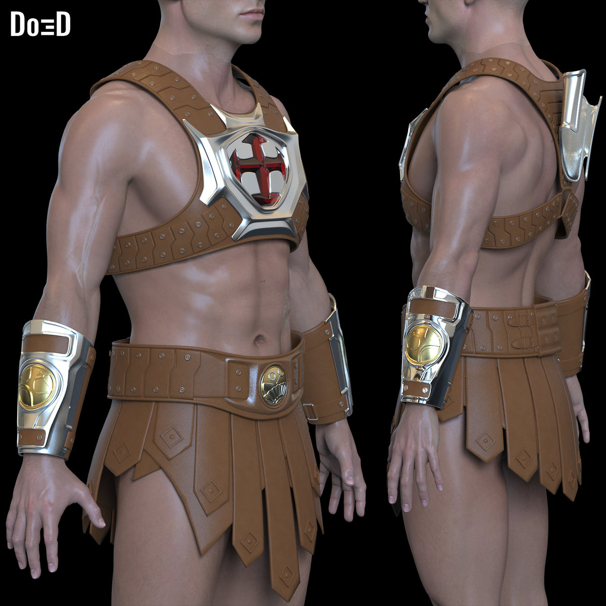 He-Man Full Body Armors Masters of the Universe 3D Printable Model #HM4482