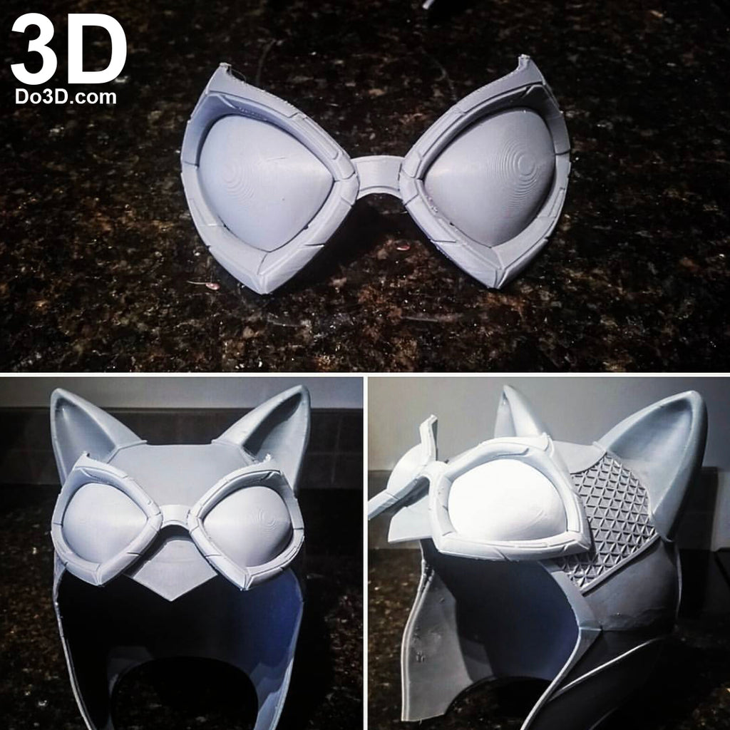Catwoman Arkham Knight Helmet and Goggles | 3D Model Project #2435