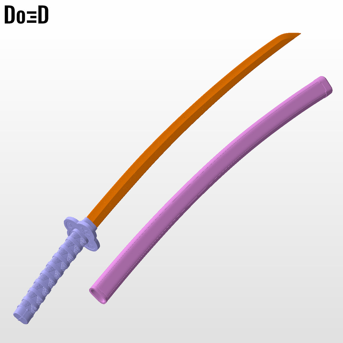 Katana Demon Slayer Zenitsu Agatsuma Sword | 3D Printable Model #ZA25