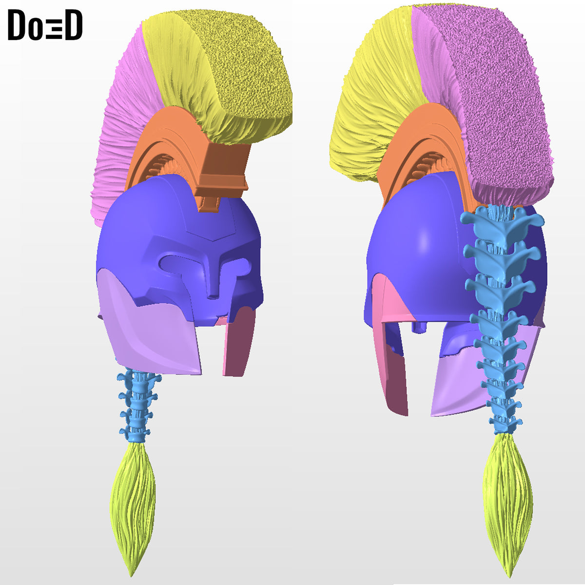 Do3D Agamemnon Helmet | 3D Printable Model Print File STL #AO363