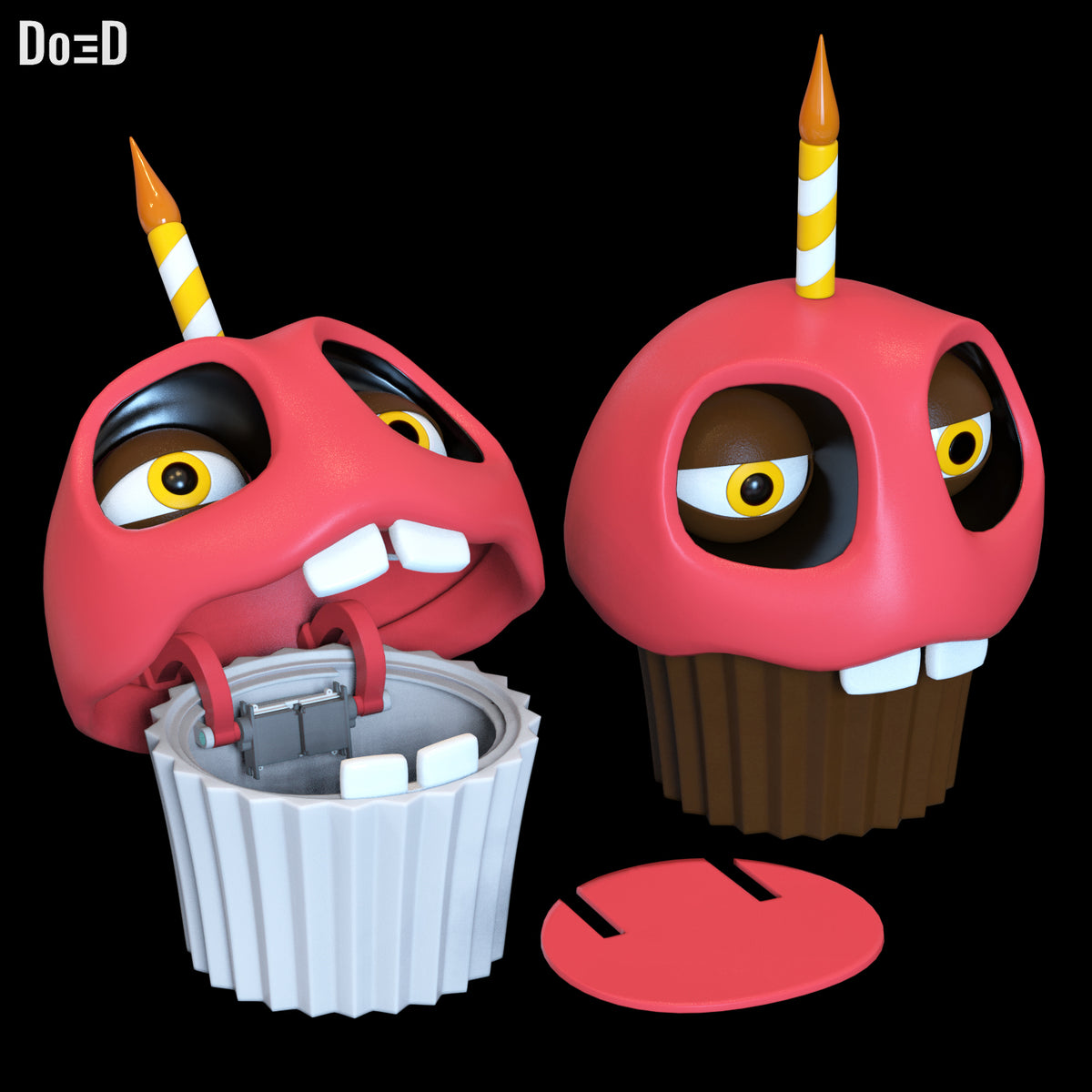 Mr. Cupcake Five Nights at Freddy's | 3D Printable Model File #MC12