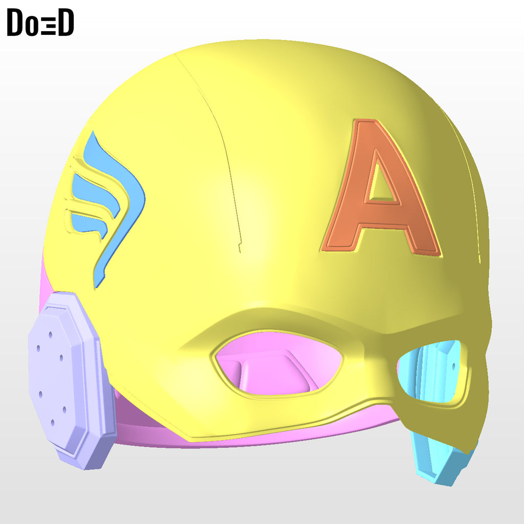 Captain America 2012 Avengers 1 Helmet | 3D Model Project #6082