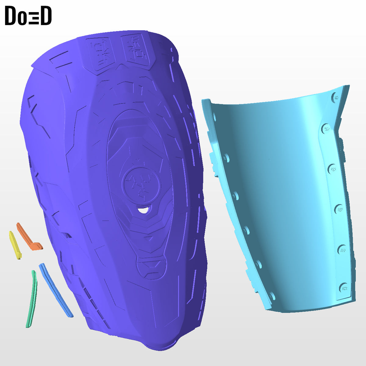 Both Full Gauntlet Set Predator Badlands Dek 3D Printable Model STL File #PB111