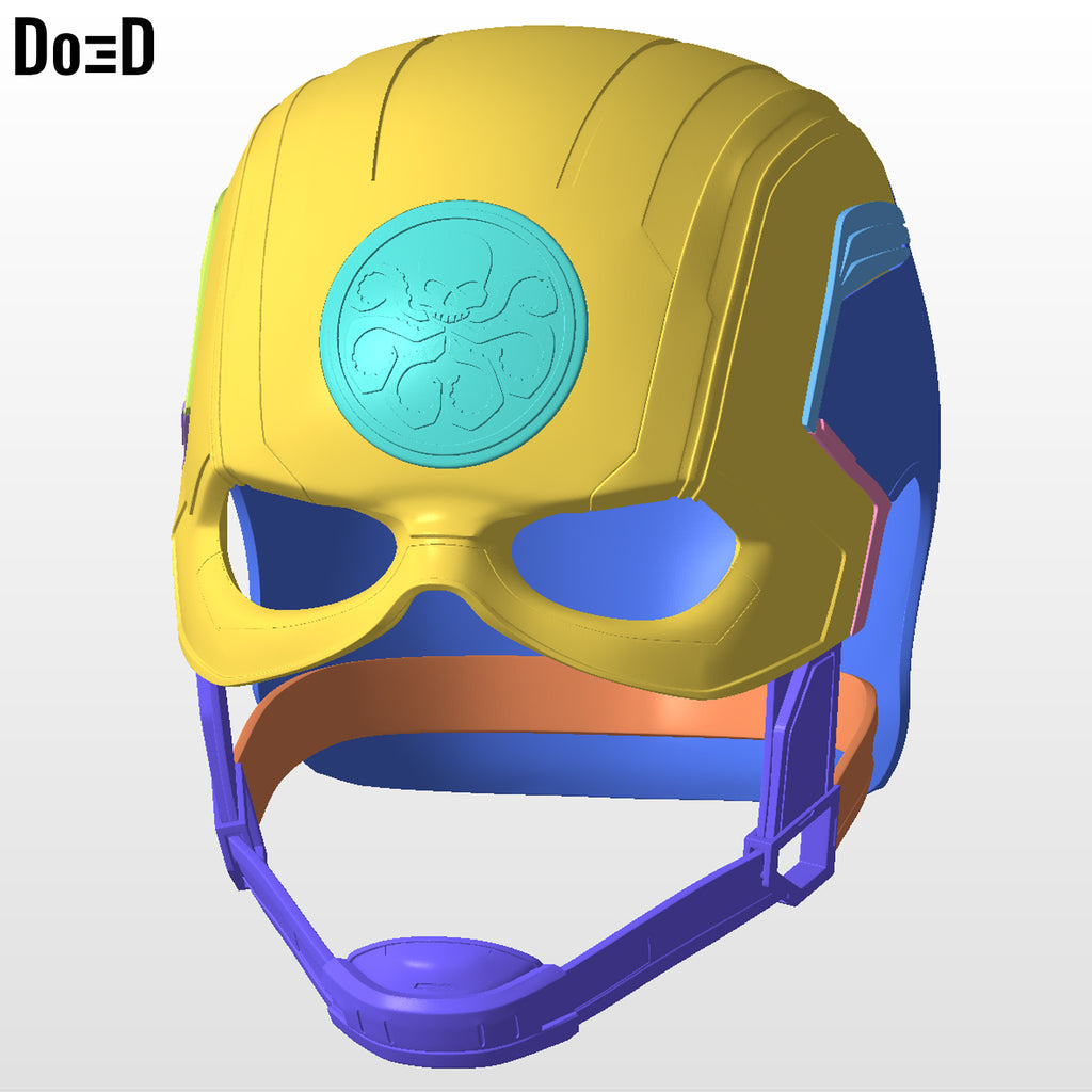 Captain HydraHydra Cap Helmet | 3D Printable Model #CH26