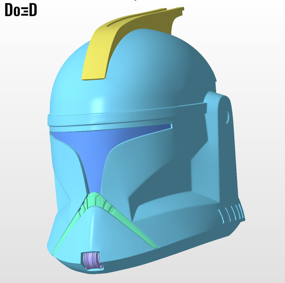 Clone Trooper Phase 1 Star Wars Helmet | 3D Printable Model Project #1631