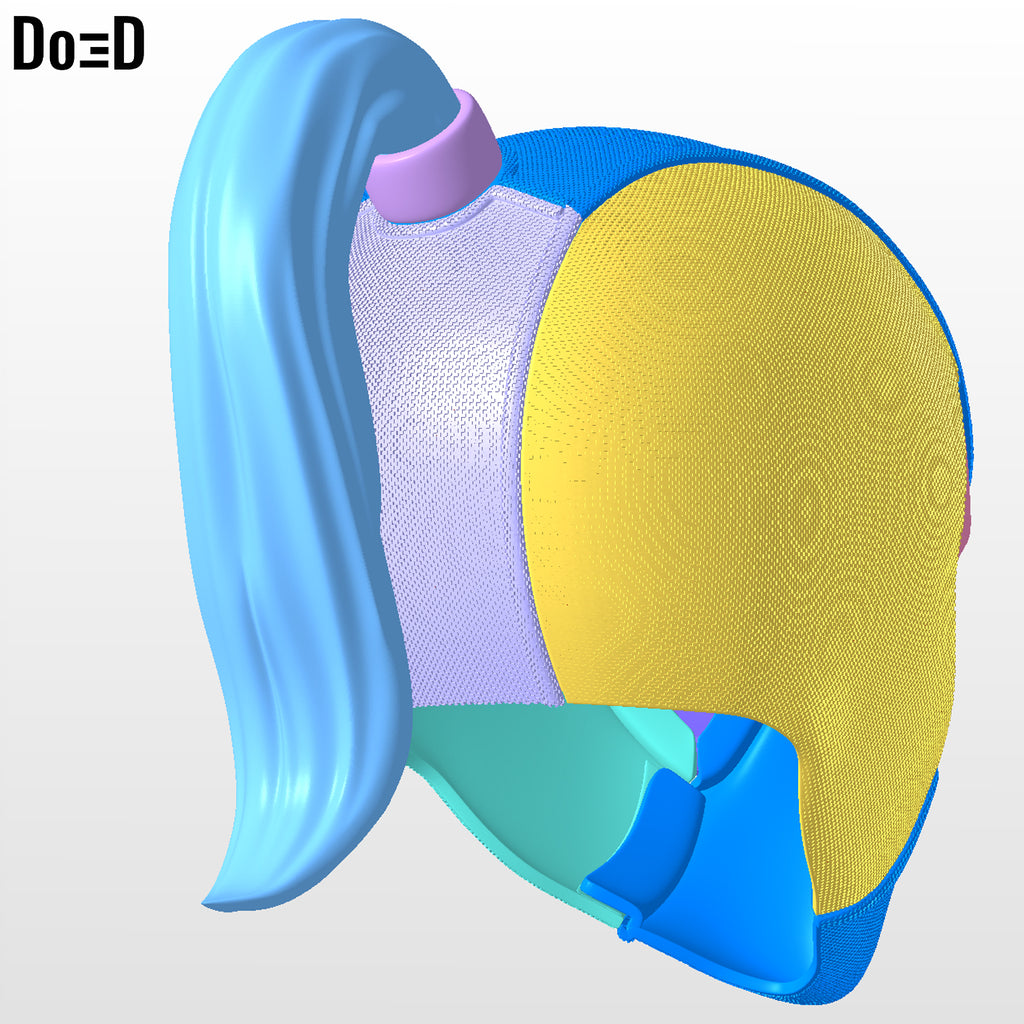 Lady Deadpool helmet | 3D printable model file #LD19